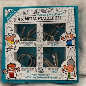 ' Metal Puzzle Set - Silver